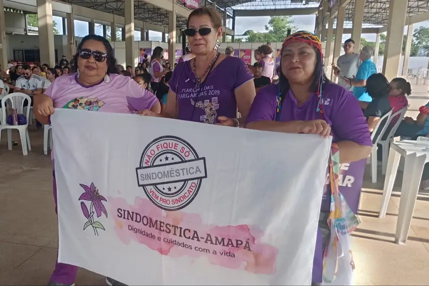 Equipe do Sindicato das Mulheres Domésticas do Amapá 