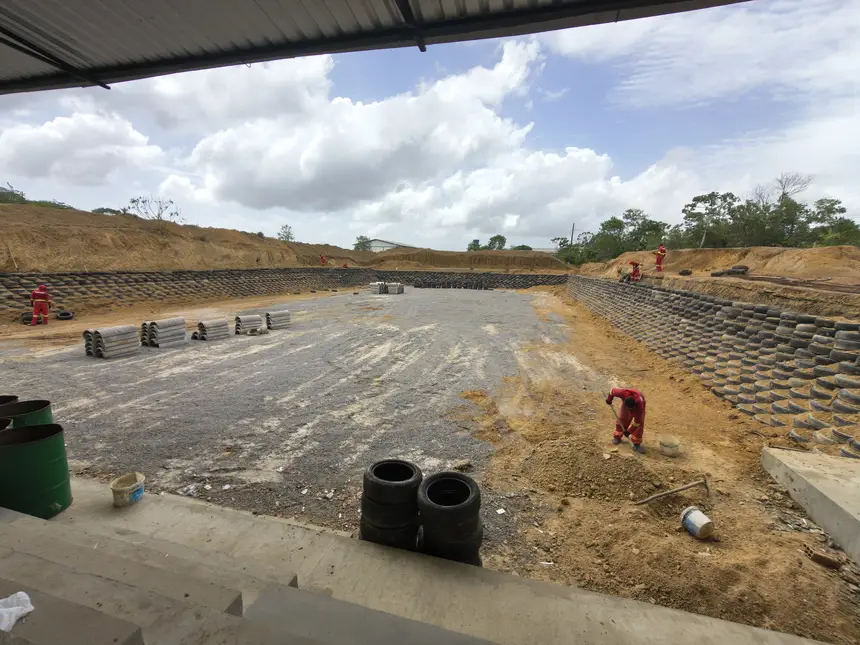 Estande de tiro no IESP segue em finalização