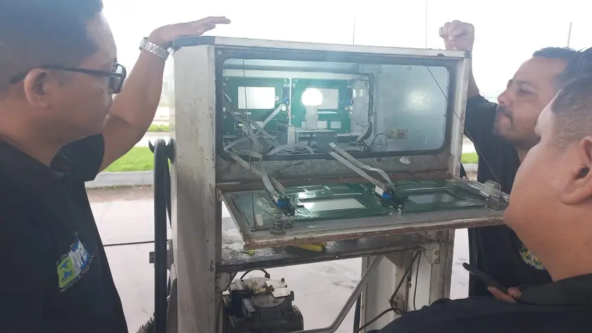 Durante as diligências, foram fiscalizados postos de combustíveis em Macapá.