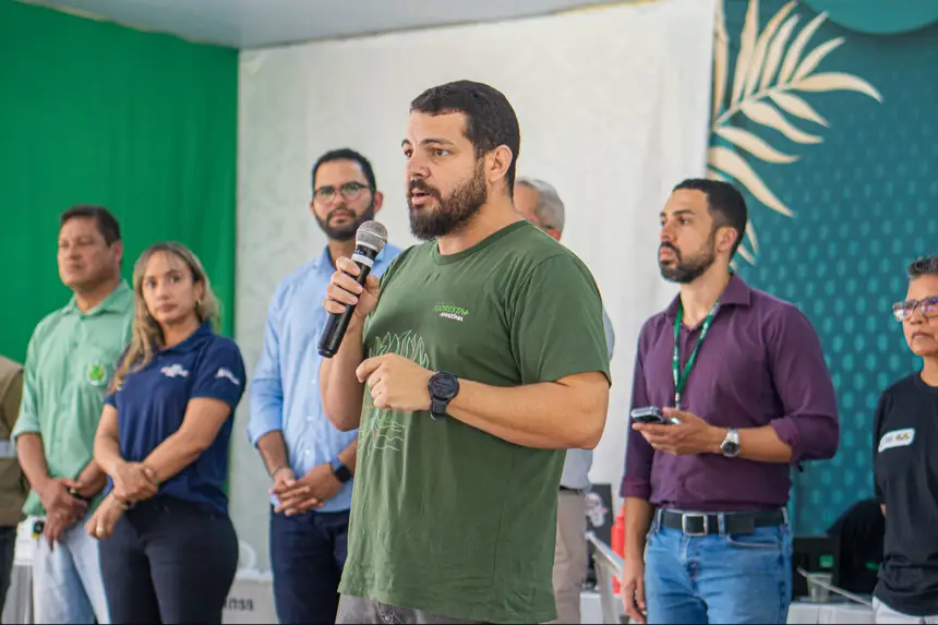 Alan Diego, coordenador local do Projeto Floresta+Amazônia