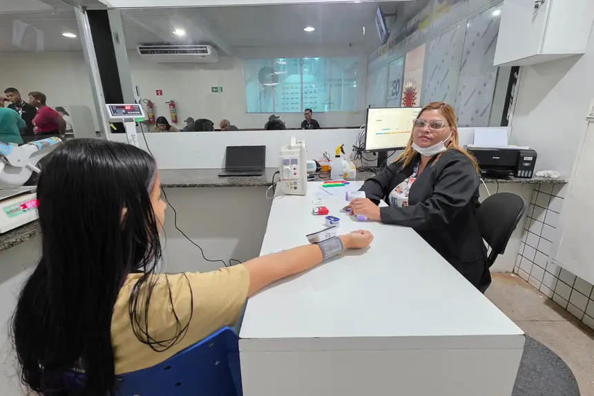 A primeira etapa do projeto envolve acolhimento, recepção e triagem totalmente informatizados