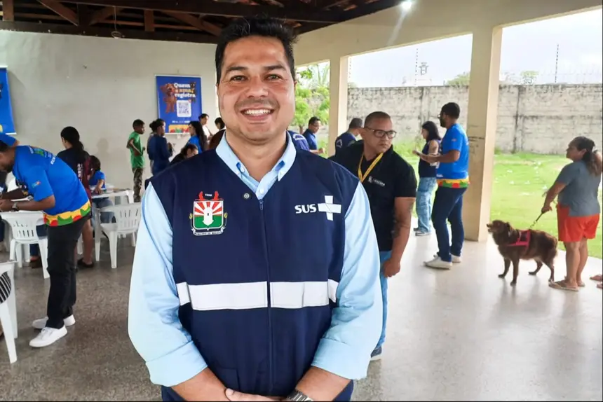 Secretário municipal de Vigilância em Saúde, Jefferson Oliveira. 