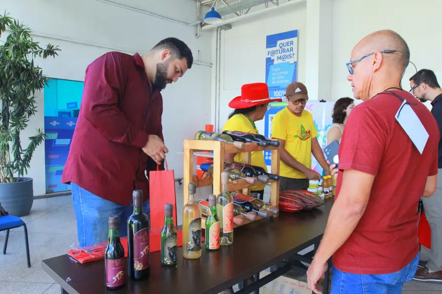 Exposição de produtos de beioecnomia