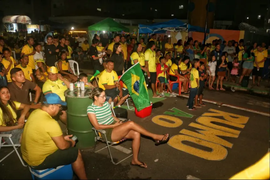 A tensão dos torcedores