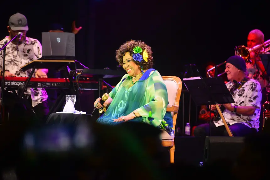 Alcione destacou a força do Marabaixo e incentivou os amapaenses a valorizarem essa herança cultural.