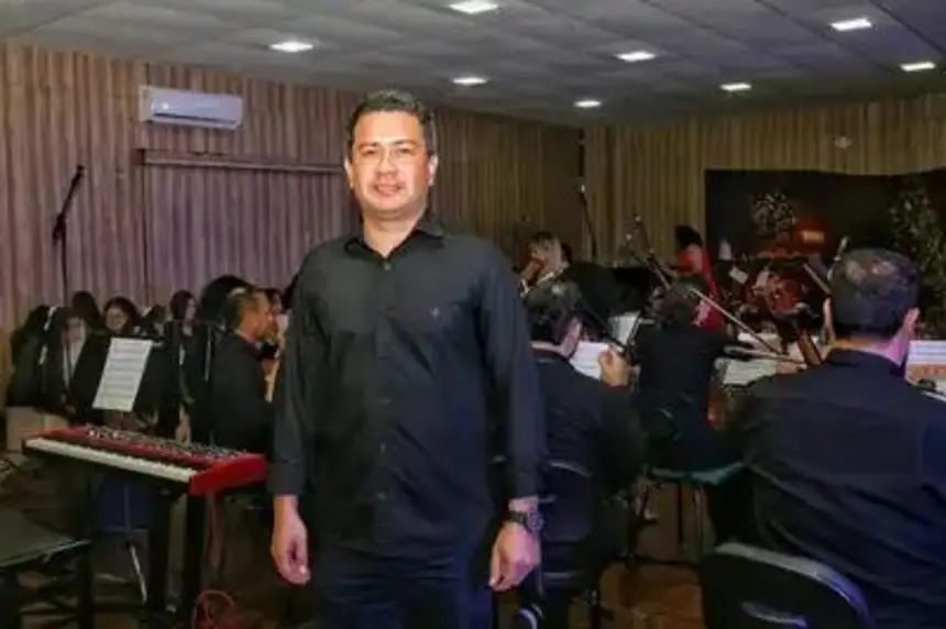 Bruno George, diretor -presidente da Fundação de Música Amapaense