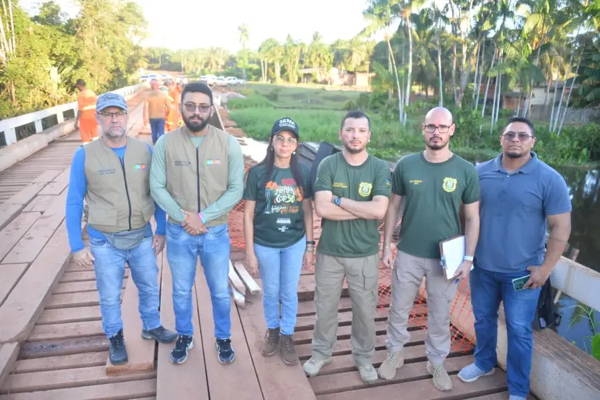 Equipe de Governo Sema e SVS estiveram no local para adotar providências de resposta