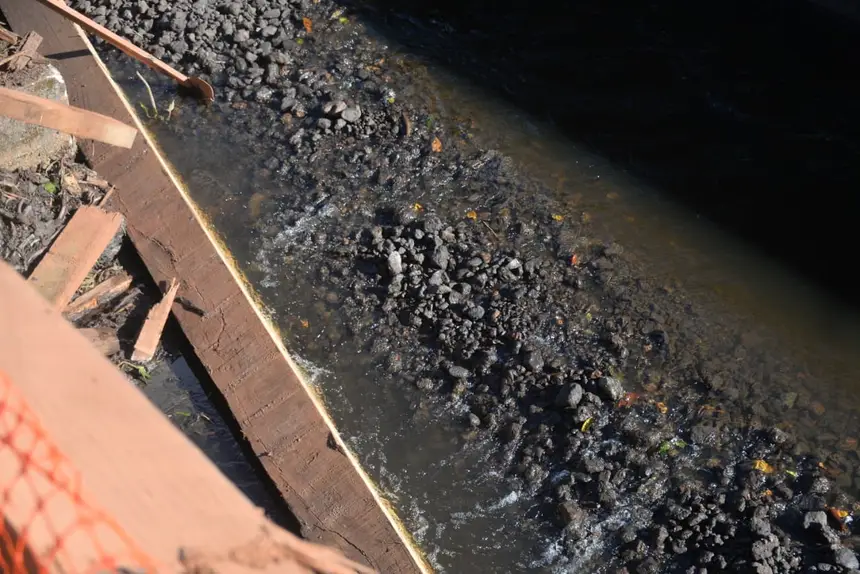 O minério de manganês não apresenta risco de contaminação para o rio