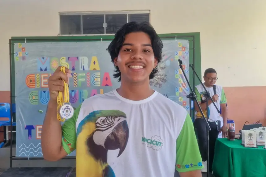 Igor Charles, de 16 anos, apresentou a atividade física como aliada à saúde mental