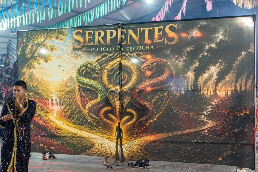 Com tema: “Serpentes: o Poder que Rasteja”, deixa uma reflexão sobre decisões e escolhas