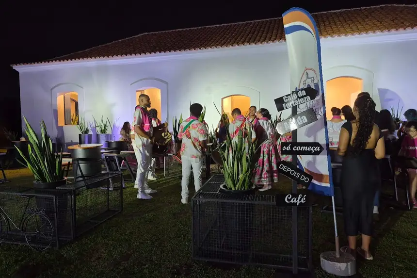 Grupo de Marabaixo se fez presente na cerimônia 