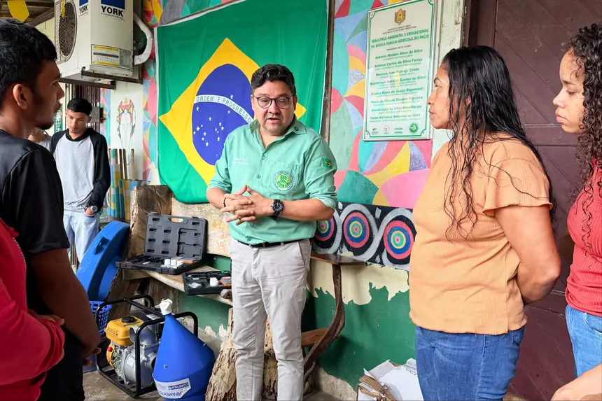 O diretor-presidente do Rurap, Kelson Vaz