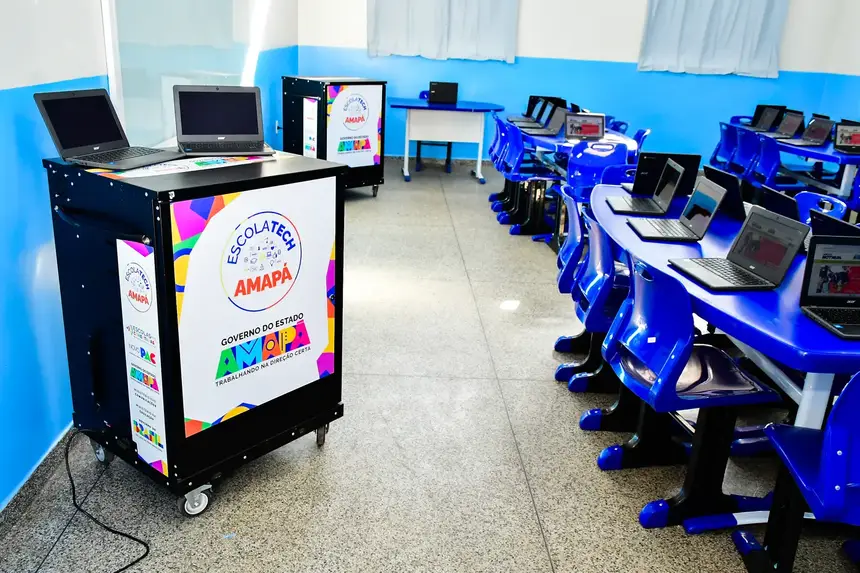 Unidade ganhou laboratório de informática completo