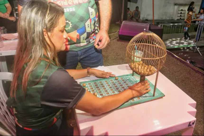 Durante a programação houve jogo de bingo