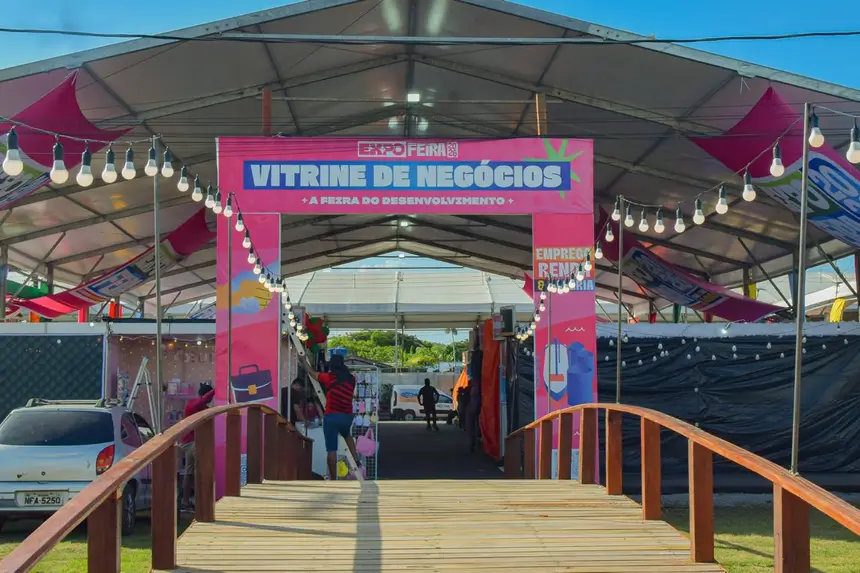 Divisão de pavilhões para os segmentos, auxilia no fluxo dentro da expofeira