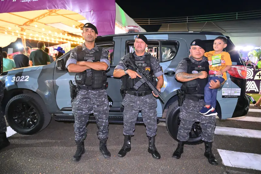 Policiamento na Expofeira 2026