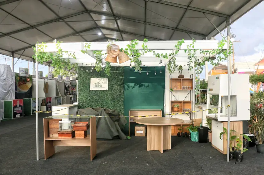 Espaço do Iepa na área da Expofeira 2026
