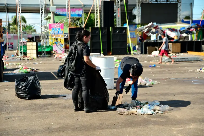 Trabalho contínuo de manutenção do Parque de Exposições garante ambeinte limpo durante toda programção da Expofeira 2026