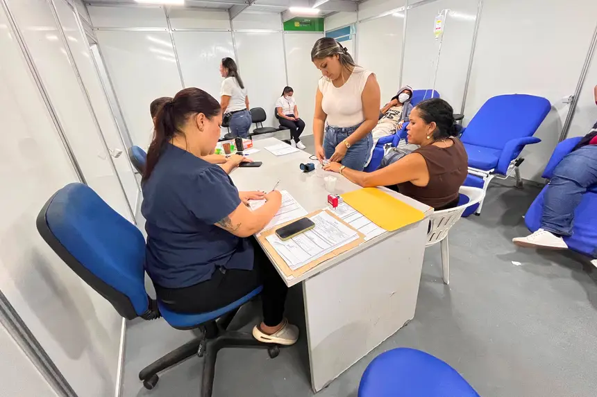 A operação contou com equipes multiprofissionais, medicamentos disponíveis para os atendimentos, ambulâncias do Samu
