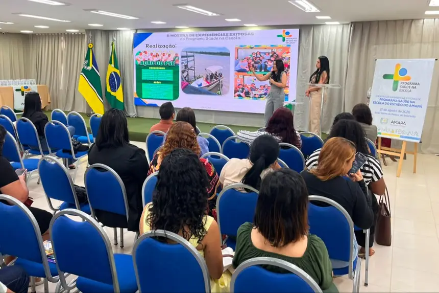 Práticas exitosas que alilam saúde e educação foram compartilhadas durante encontro, em Macapá