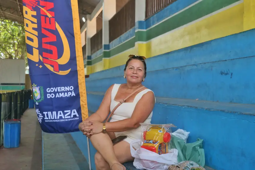 Geruza Almeida fez a mobilização " boca a boca" para os amigos participarem do evento esportivo. 
