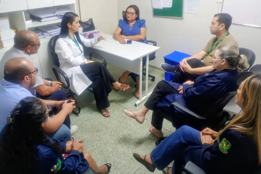 Equipe da Central Estadual de Transplantes (CET/AP) reúne-se com gestão do Hcal para alinhar fluxos de serviço