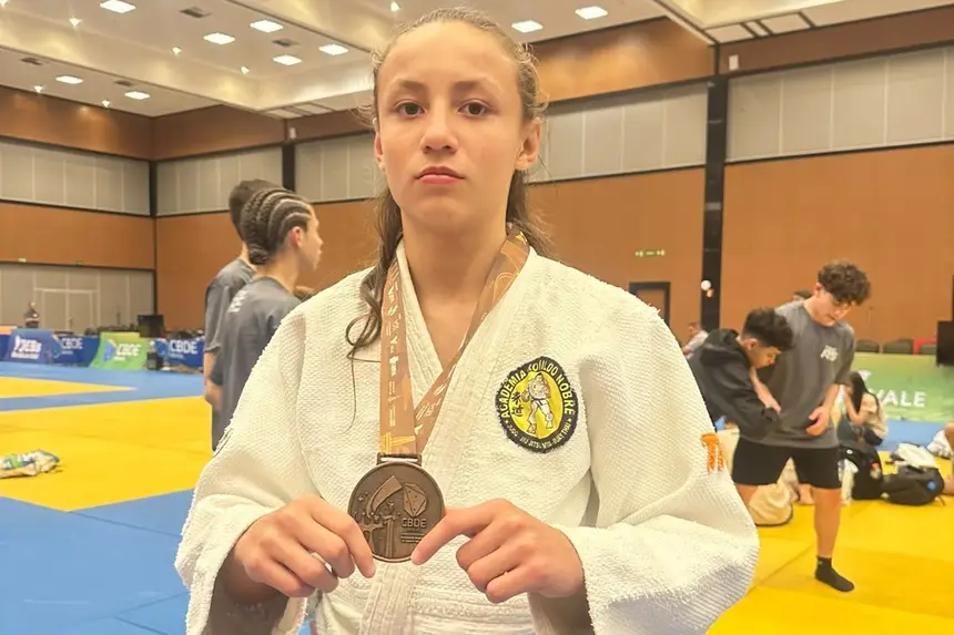Rafael Santos, do Judô, ficou com medalha de Bronze