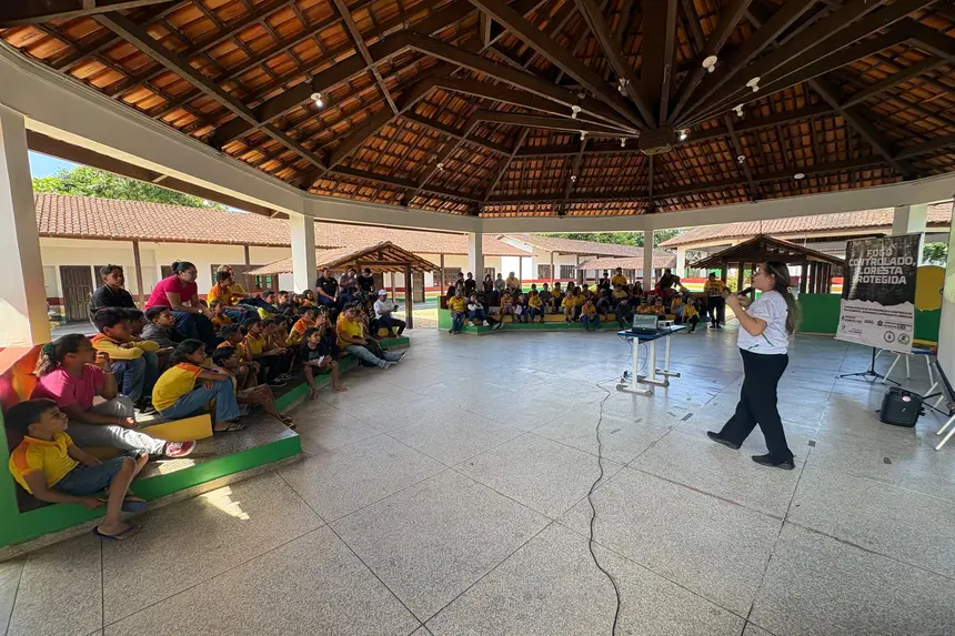 Educação Ambiental visitou quatro escolas nos municípios de Pracuúba e Amapá