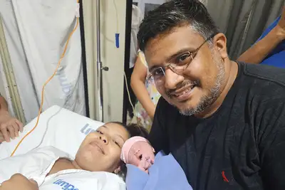 notícia: Governo do Amapá celebra o nascimento do primeiro bebê de 2026 com entrega de kit de presente