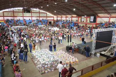 notícia: Governo do Amapá amplia ações assistenciais e reduz insegurança alimentar nos 16 municípios em 2025