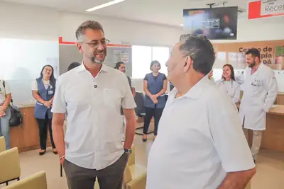 notícia: 'Essa é uma vitória não só minha, mas de todo mundo que precisa', diz primeiro paciente a receber alta do Centro de Radioterapia do Amapá