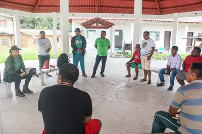 notícia: Governo do Amapá reforça participação ativa em território indígena com escuta e vistoria na Aldeia Kumarumã, em Oiapoque