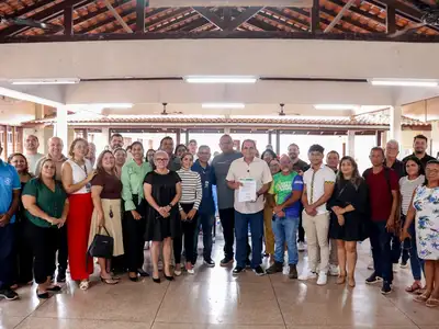 notícia: Governo do Amapá assina ordem de serviço para reforma da Escola Maria Cristina Botelho Rodrigues, em Porto Grande