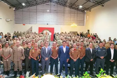notícia: ‘Fizemos a reestruturação dos quadros militares’, enfatiza Teles Júnior durante aula inaugural do Curso de Formação de Sargentos do Corpo de Bombeiros