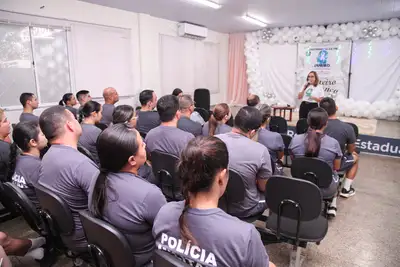 notícia: Polícia Militar do Amapá promove cuidados com a saúde mental da tropa com campanha Janeiro Branco em Macapá 