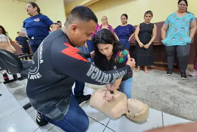 notícia: Lei Lucas: Governo do Amapá capacita novos cuidadores escolares em primeiros socorros e suporte básico de vida