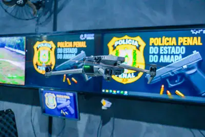 notícia: Tecnologia e monitoramento aéreo do Governo do Amapá combatem entrada de ilícitos no Complexo Penitenciário