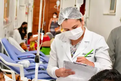 notícia: Governo do Amapá alerta pais sobre período de pico de síndromes respiratórias no Amapá; saiba como prevenir