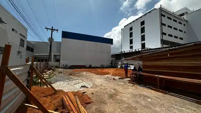 notícia: Hospital de Emergência de Macapá passa por obras sem interromper atendimentos à população