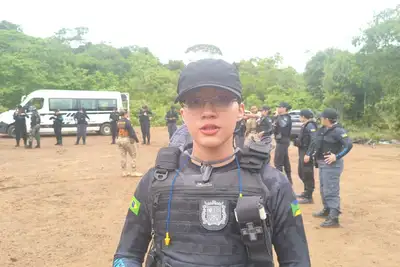 notícia: 'Garante a minha segurança, dos meus colegas e do povo amapaense', diz policial militar em treinamento tático exclusivo para mulheres