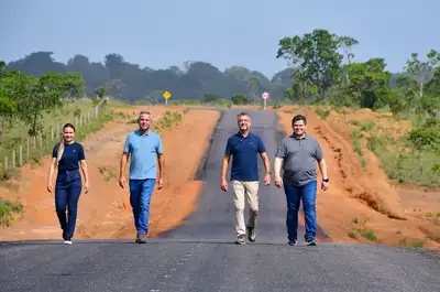 notícia: Em Tartarugalzinho, governador Clécio vistoria obras no Ramal do Cedro e abre agenda de investimentos no município