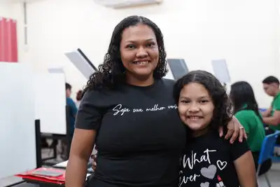 notícia: ‘Sempre bom ter a polícia perto’, diz moradora do Vale Verde atendida pelo Amapá Mais Seguro nas Comunidades