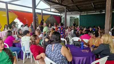 notícia: Governo do Amapá promove ‘Tardezinha Delas’ para servidoras da educação durante o Mês da Mulher