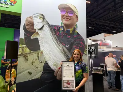 notícia: ‘Eu tenho muito orgulho dessa conquista’, diz amapaense reconhecida como recordista de pesca na categoria feminina na Trade Show