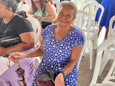 notícia: ‘É um cuidado importante para nós, mulheres, ainda mais aqui perto de casa’, diz moradora atendida na ação do Residencial Nelson dos Anjos