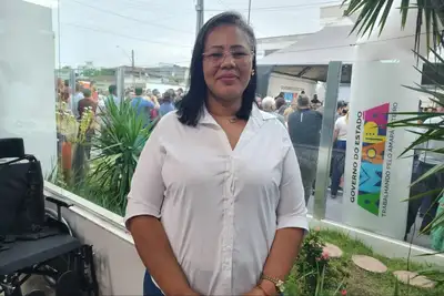 notícia: ‘O acolhimento é sempre o mesmo. Não é só comigo, é com todo mundo que chega lá’, diz Karina Torres na inauguração do CEO 2 do Governo do Amapá