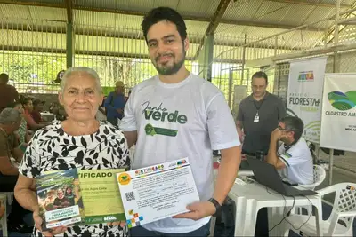 notícia: 'A gente resolve tudo aqui mesmo, sem precisar ir até Macapá', diz agricultora sobre ação do Governo do Amapá em Tartarugalzinho