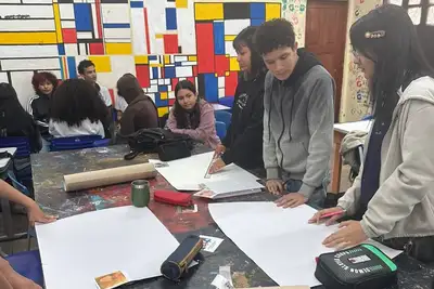 notícia: Governo do Amapá fortalece protagonismo estudantil com eletivas integradas na Escola Augusto Antunes, em Santana