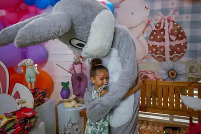 galeria: Ação de Páscoa no HCA - Hospital da Criança e do Adolescente