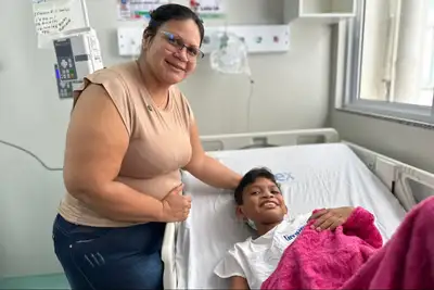 notícia: ‘Choque de realidade, parece plano de saúde’, diz mãe ao utilizar pela primeira vez o atendimento do Hospital da Criança e do Adolescente